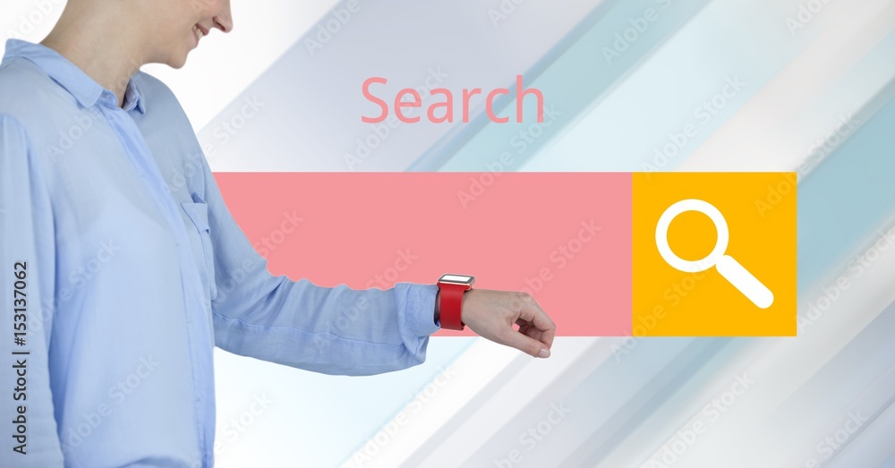 Midsection of person wearing smart watch Midsection of person wearing smart watch