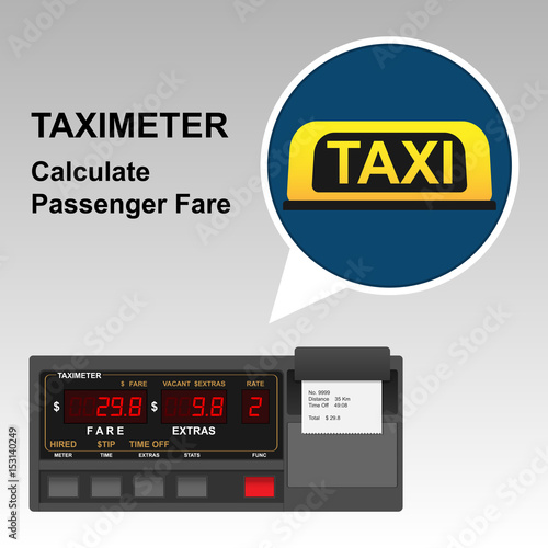taximeter electronic device