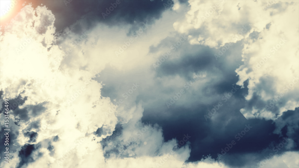 Fototapeta premium dark storm clouds before rain