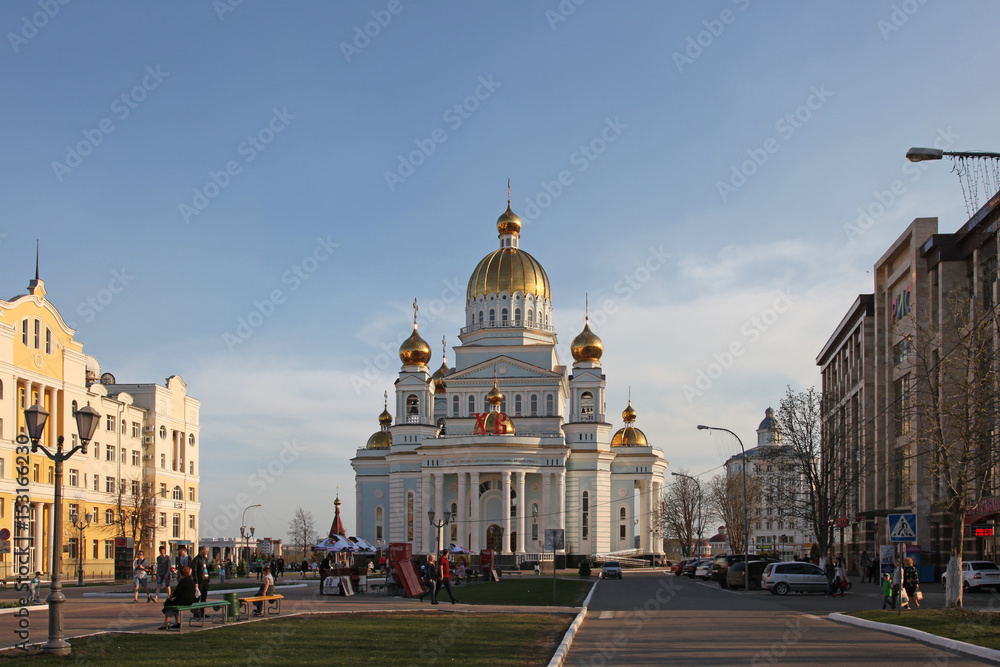 Russia. Mordovia. Saransk. The Cathedral of St Warrior Fedor Ushakov
