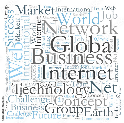 Global Business word cloud