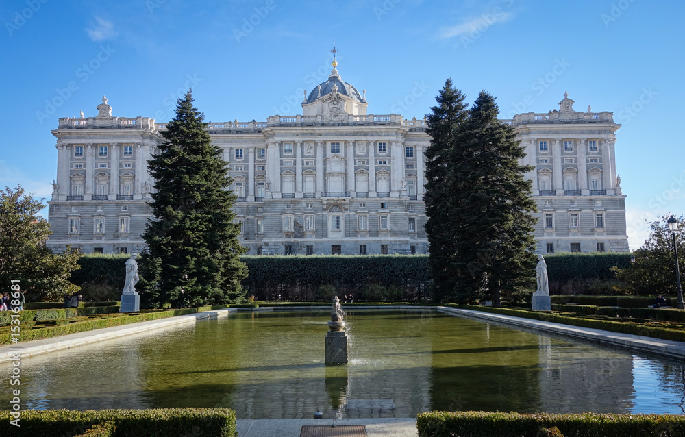 Royal Palace of Madrid, Spain.