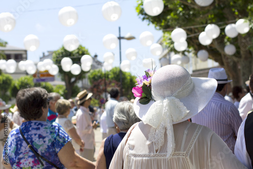 Ribadeo indiano 2016. This is a holiday where people are dressed like end 19th-begin 20th century © paula sierra