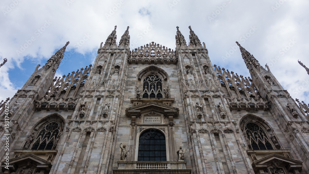 Cathedral of the city of Milan, Italy