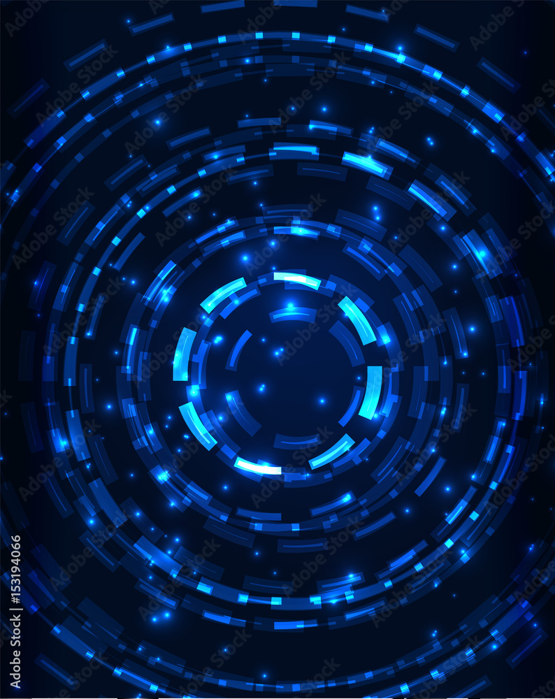 Neon circles abstract background Neon circles abstract background