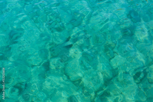 cyrstal clear turquoise water