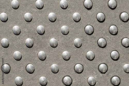 Old metal pavement background