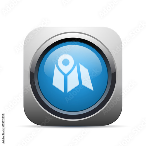 Square Push-Button -Vector