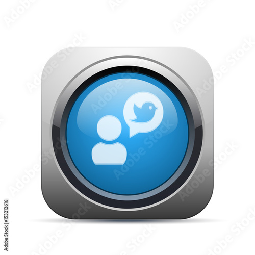 Square Push-Button -Vector
