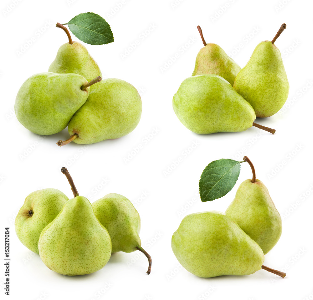 ripe pears isolated ripe pears isolated