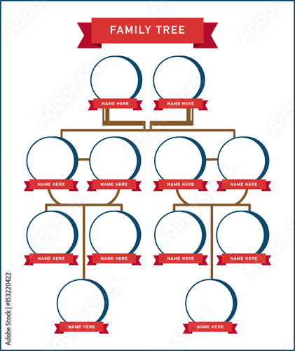 Family tree generation, empty icons