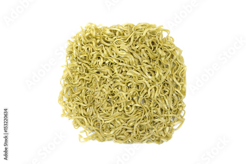 Green dried noodles