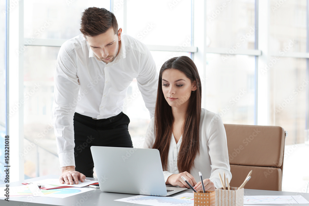 Business people working in office Business people working in office