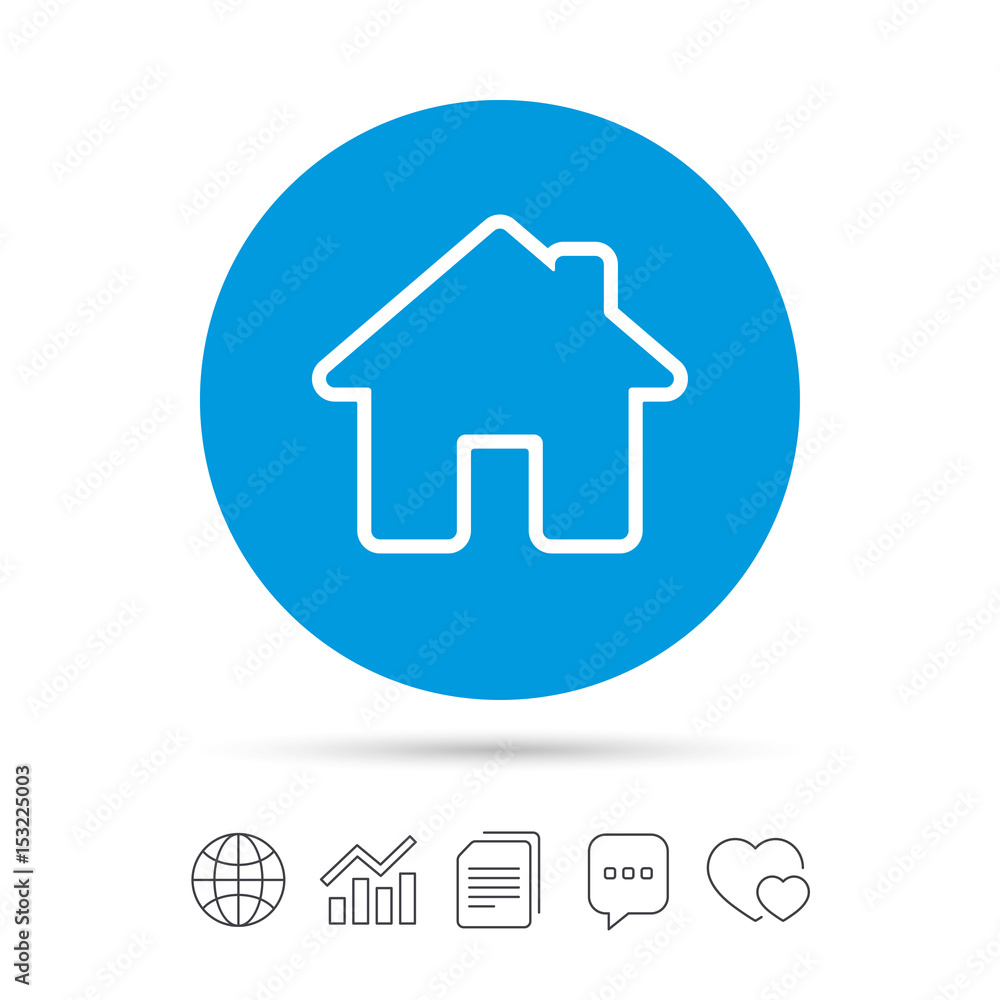 Home sign icon. Main page button. Navigation. Home sign icon. Main page button. Navigation.
