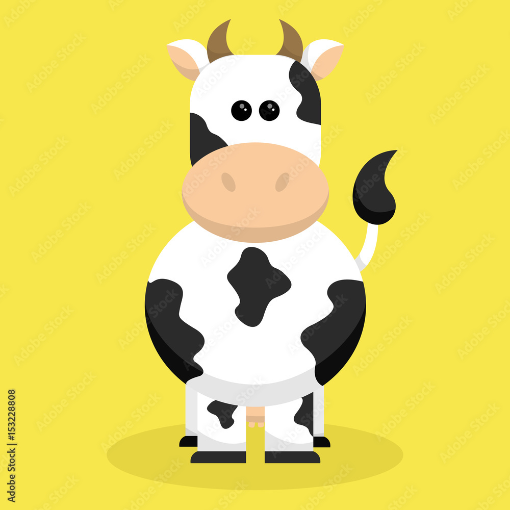 Ilustración vectorial - Vaca - Animales de granja Ilustración vectorial - Vaca - Animales de granja