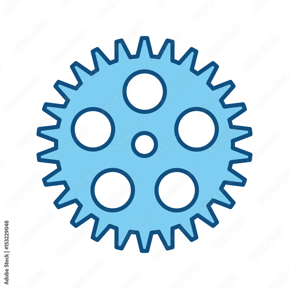 Gear machinery piece icon vector illustration graphic design Gear machinery piece icon vector illustration graphic design