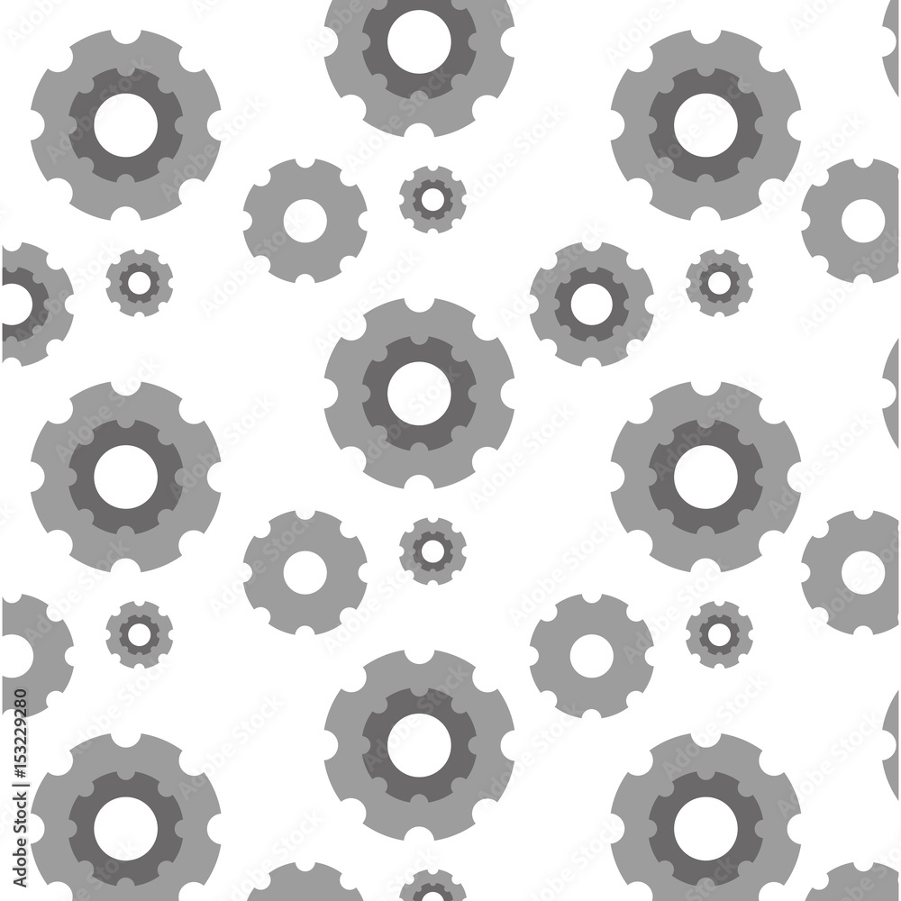 Gear machinery piece icon vector illustration graphic design