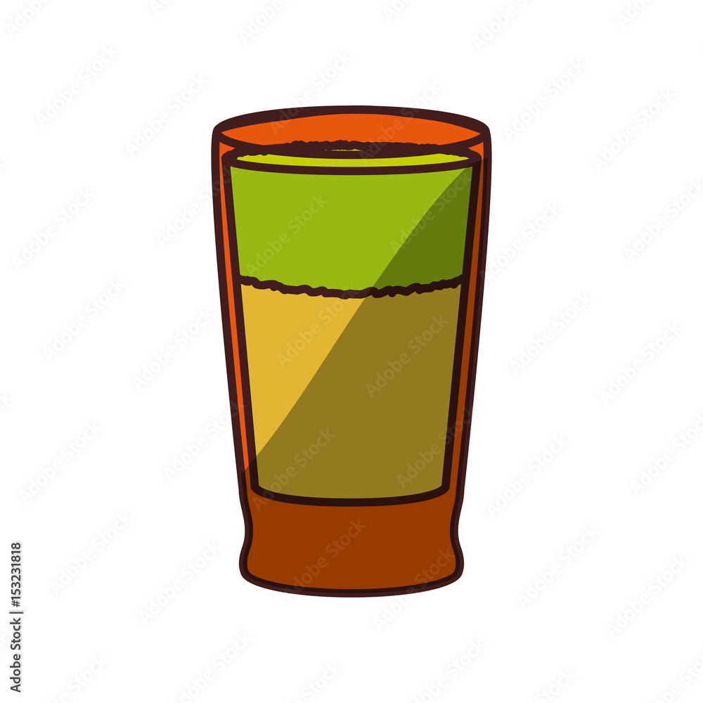 Fototapeta premium Delicious cocktail drink icon vector illustration graphic design