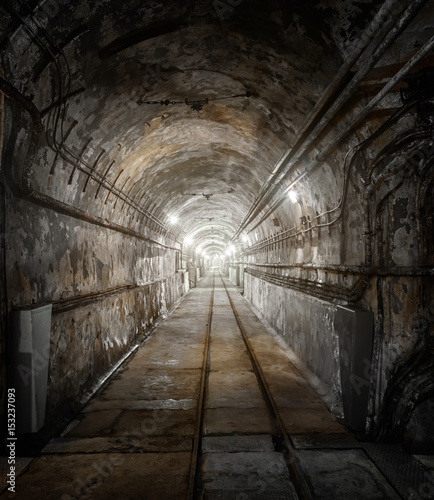 Underground military bunker from second world war