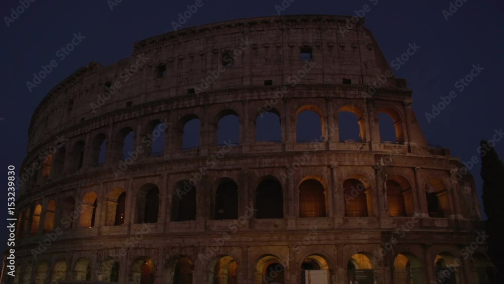 Sunset time lapse from Colosseum