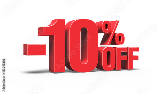 -10% OFF Discount 3D Text (Sale)