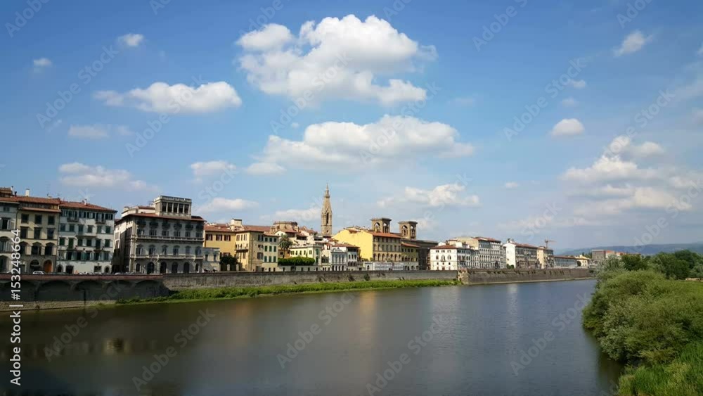 Skyline of Florence from river side Skyline of Florence from river side
