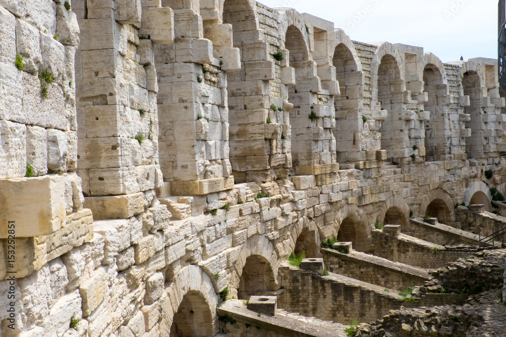 France, Arles, Roman Amphitheater.