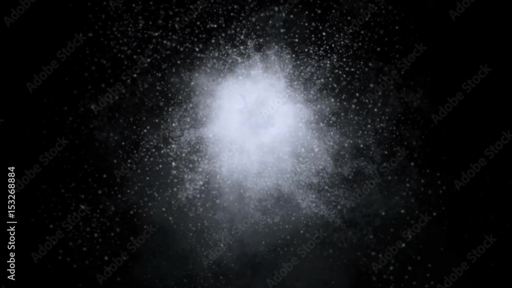 4k snowflakes explosion particles snow fireworks background,dust dirt dots avalanche pollution.