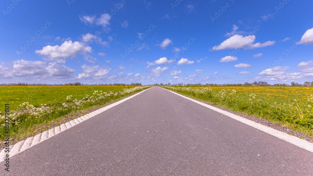 Polder road Holland