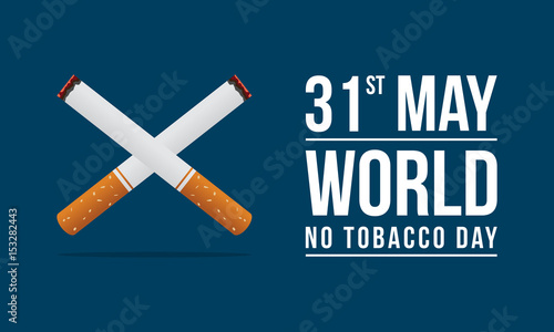 World no tobacco day background