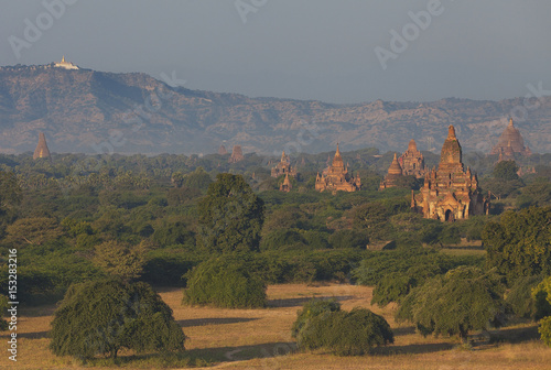 Temples and pagodas in Bagan Burma 