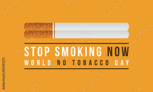 Background no tobacco day illustration vector