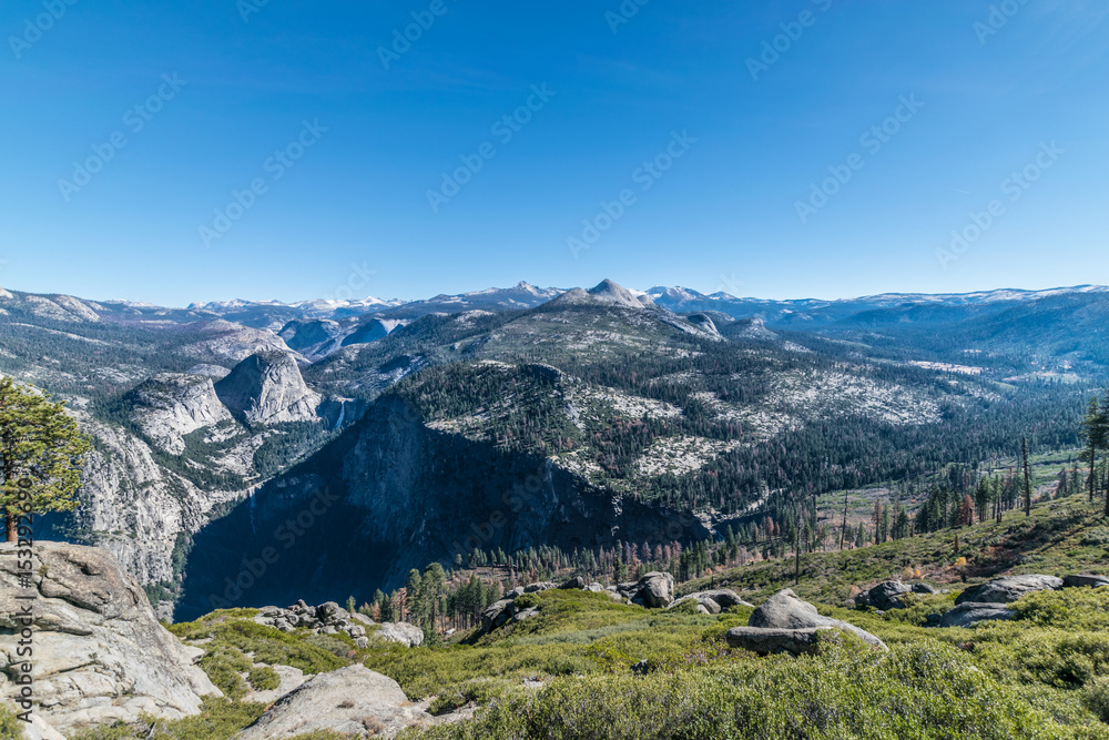 Sierra Nevada Mountains Panorama, California, USA
