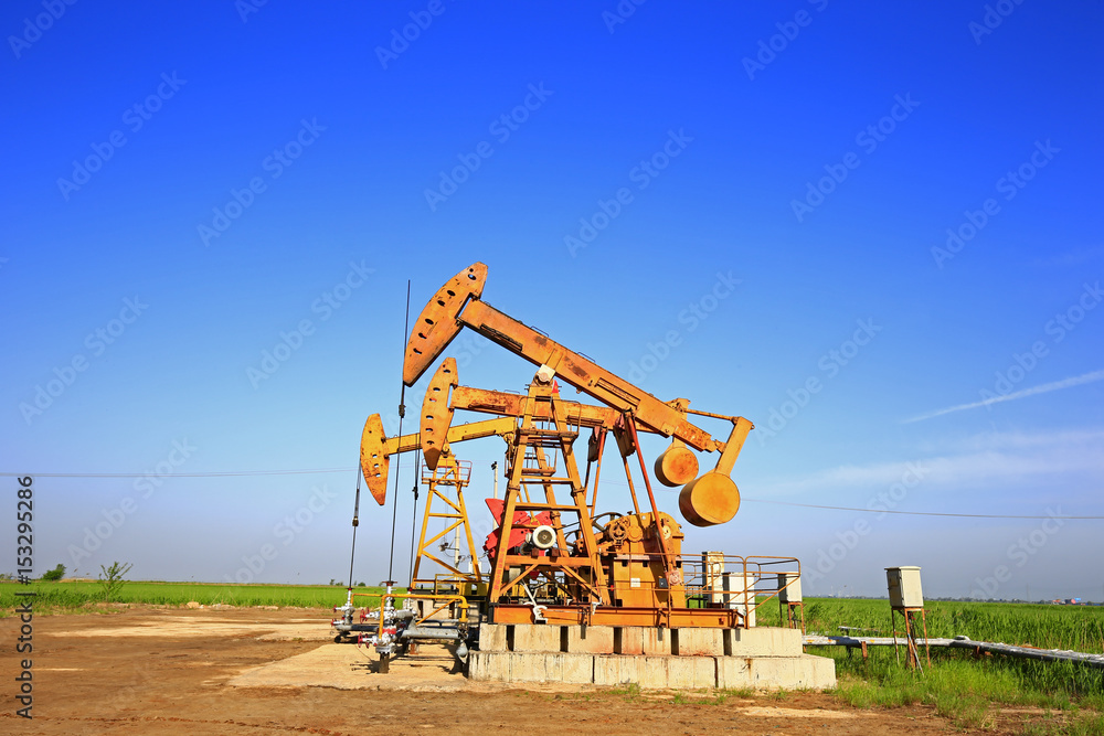 The oil pump, industrial equipment The oil pump, industrial equipment