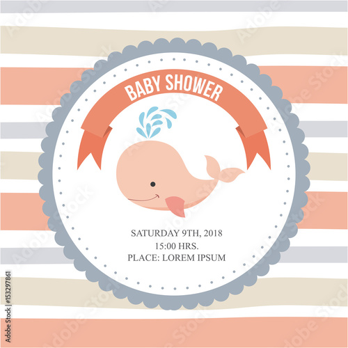 baby shower related icons image design