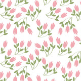 spring flowers background image vector illustration design