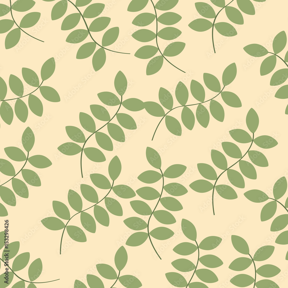 green plants background image vector illustration design