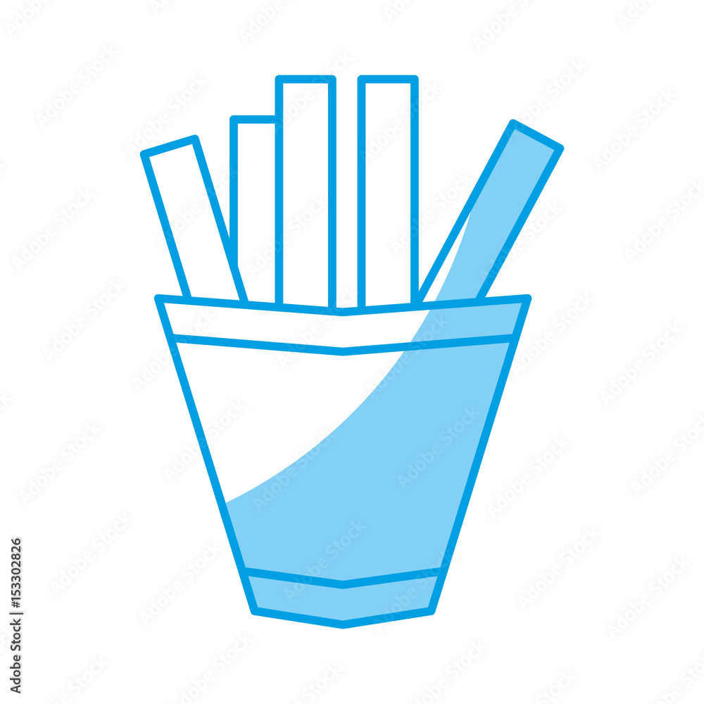 french fries icon over white background. vector illustration french fries icon over white background. vector illustration