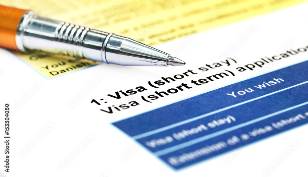 Visa application form Visa application form