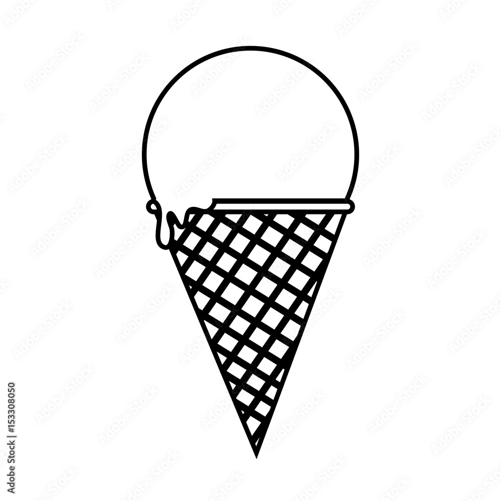 ice cream icon over white background. vector illustration ice cream icon over white background. vector illustration