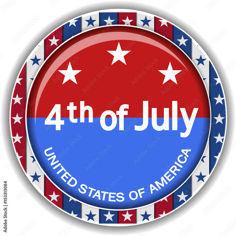 4th of July independence day vector background. 4th of July independence day vector background.