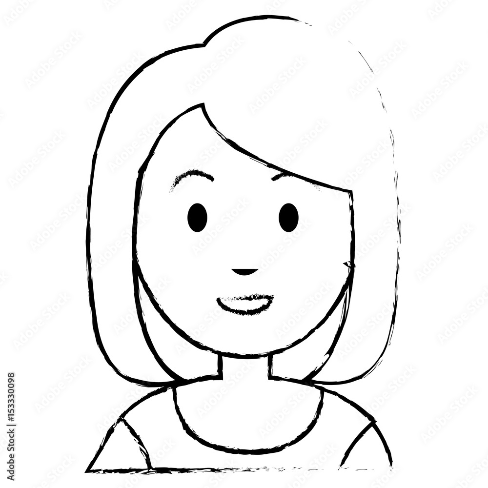 beautiful and young woman character vector illustration design beautiful and young woman character vector illustration design