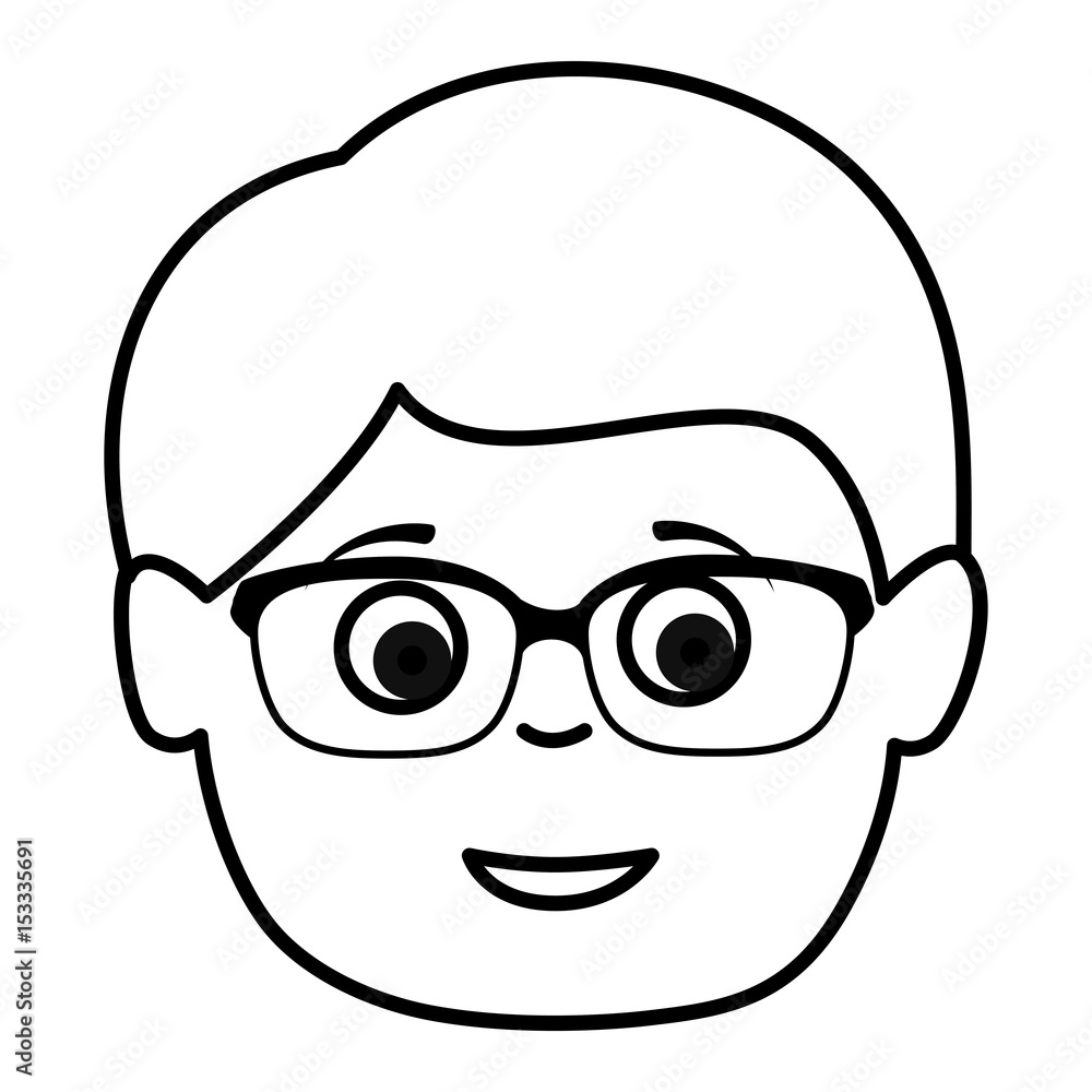 young man head avatar vector illustration design young man head avatar vector illustration design