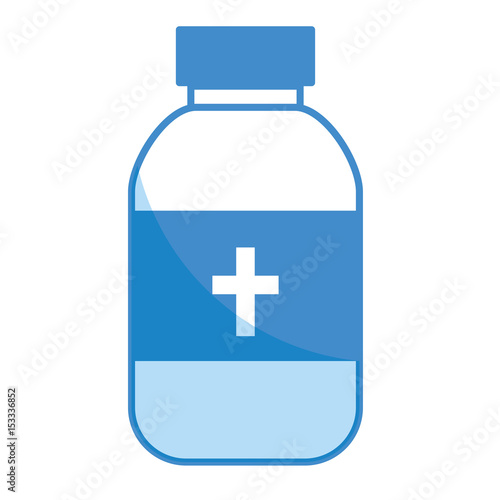 bottle medicine isolated icon vector illustration design