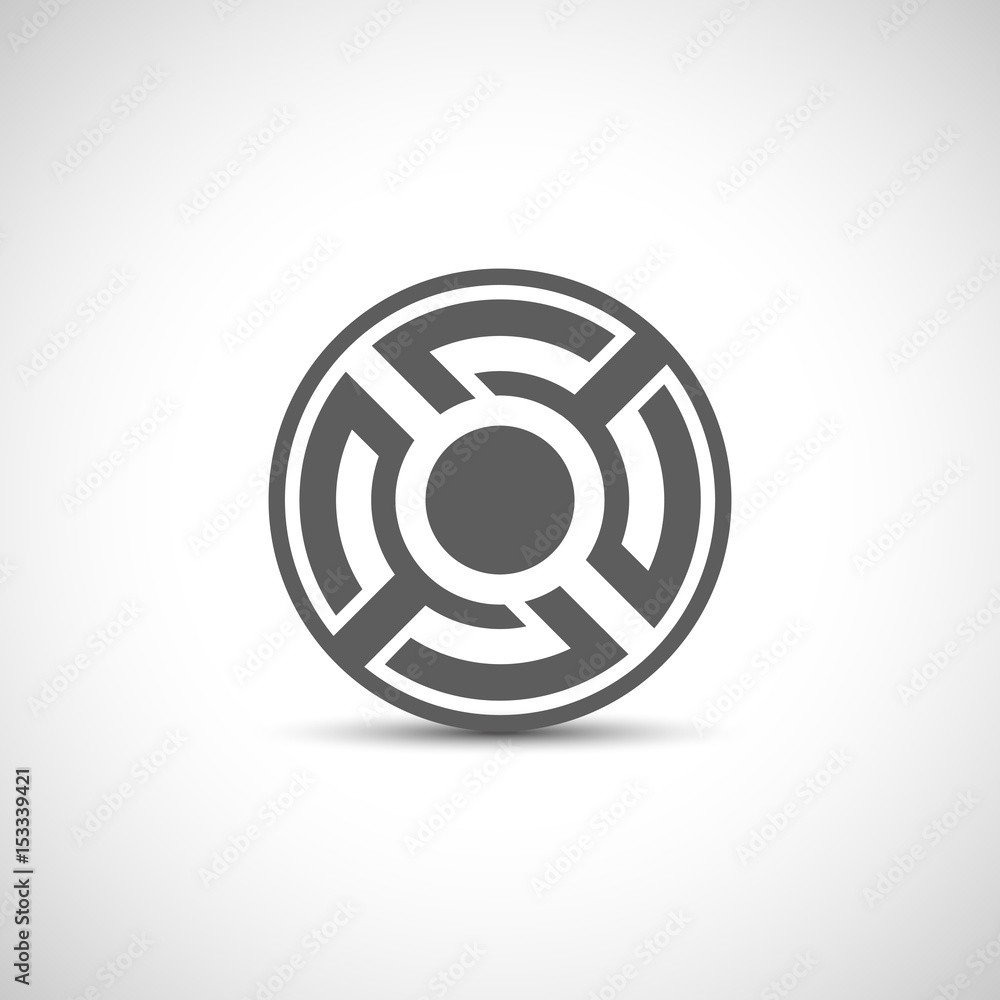 Abstract company symbol. Logo design template. Abstract company symbol. Logo design template.