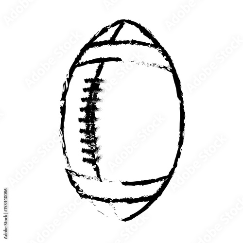 american football balloon icon vector illustration design