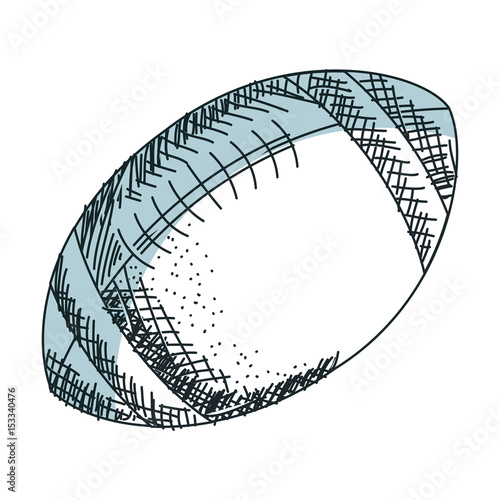american football balloon icon vector illustration design