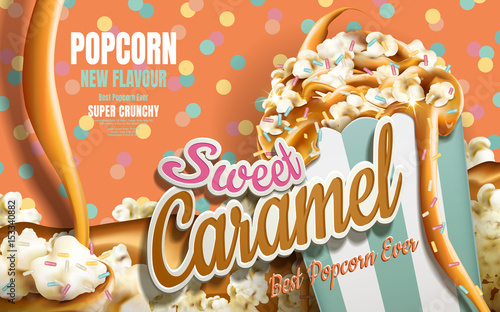 caramel popcorn ads