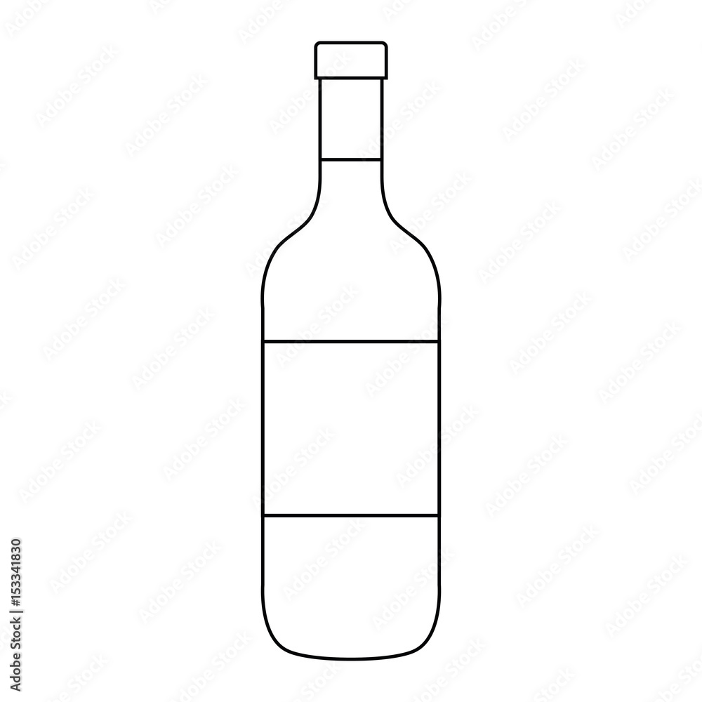 bottle wine isolated icon vector illustration design bottle wine isolated icon vector illustration design