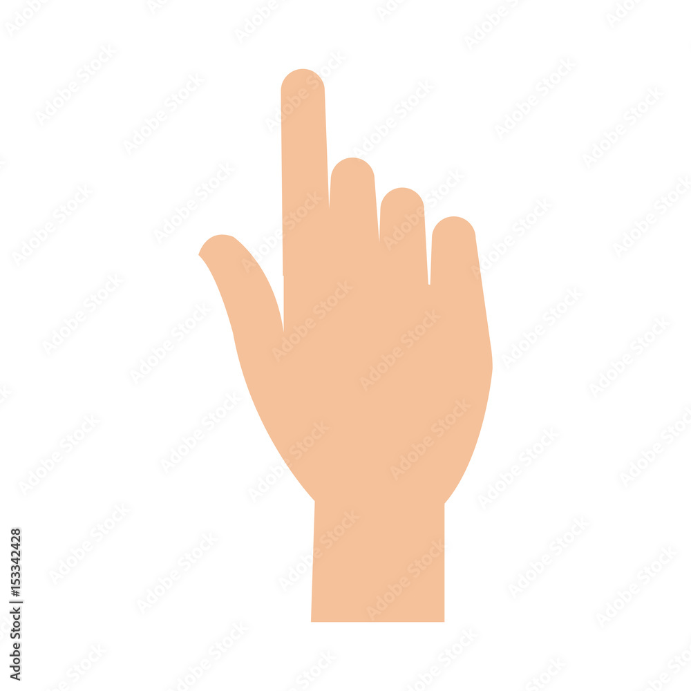 hand human index isolated icon vector illustration design hand human index isolated icon vector illustration design